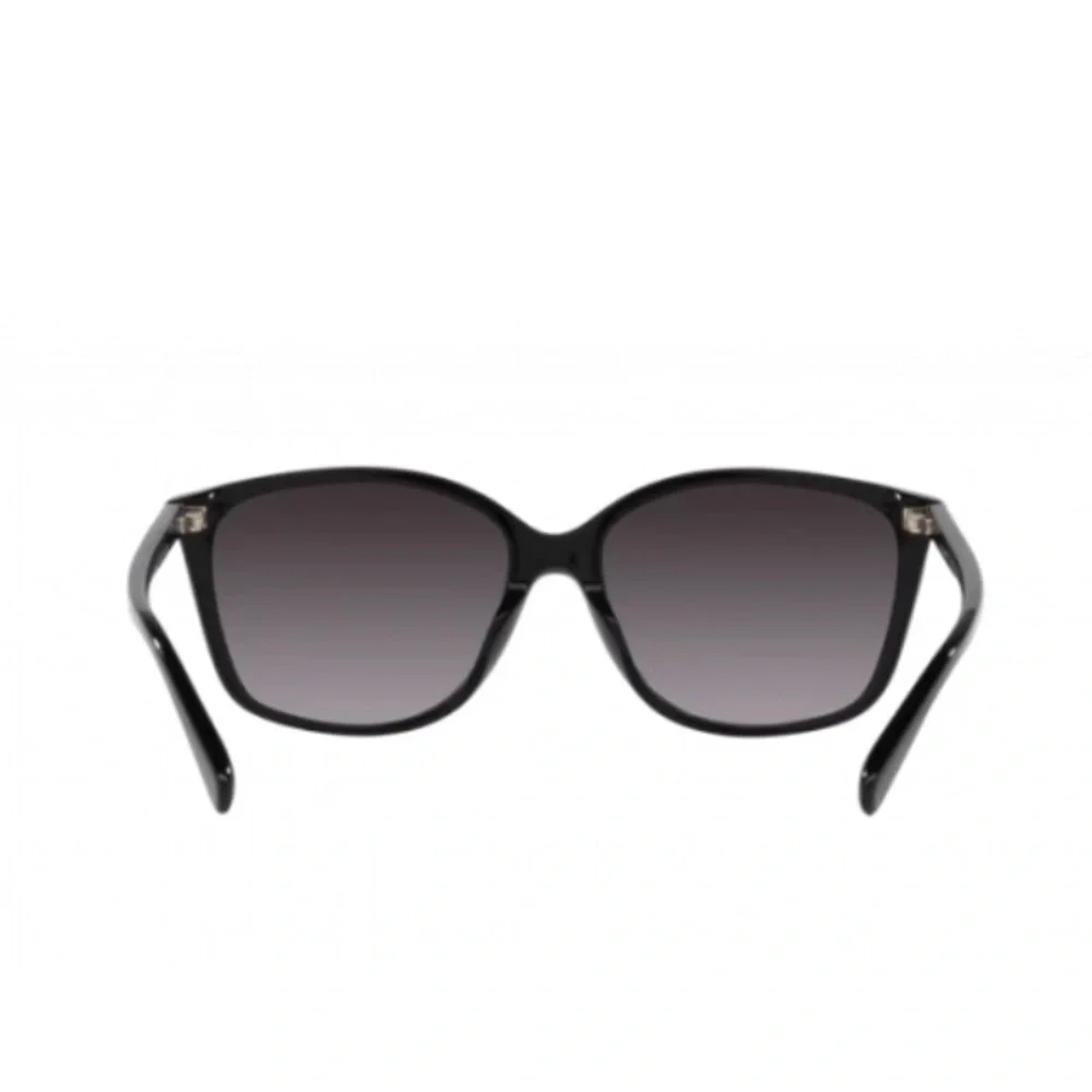 Coach - NWOT .Black Full Rim Square Women's Black Sunglasses - Picture 2 of 10